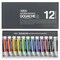 Holbein Artists' Gouache - Set of 12, Assorted Colors, 5 ml Tubes
